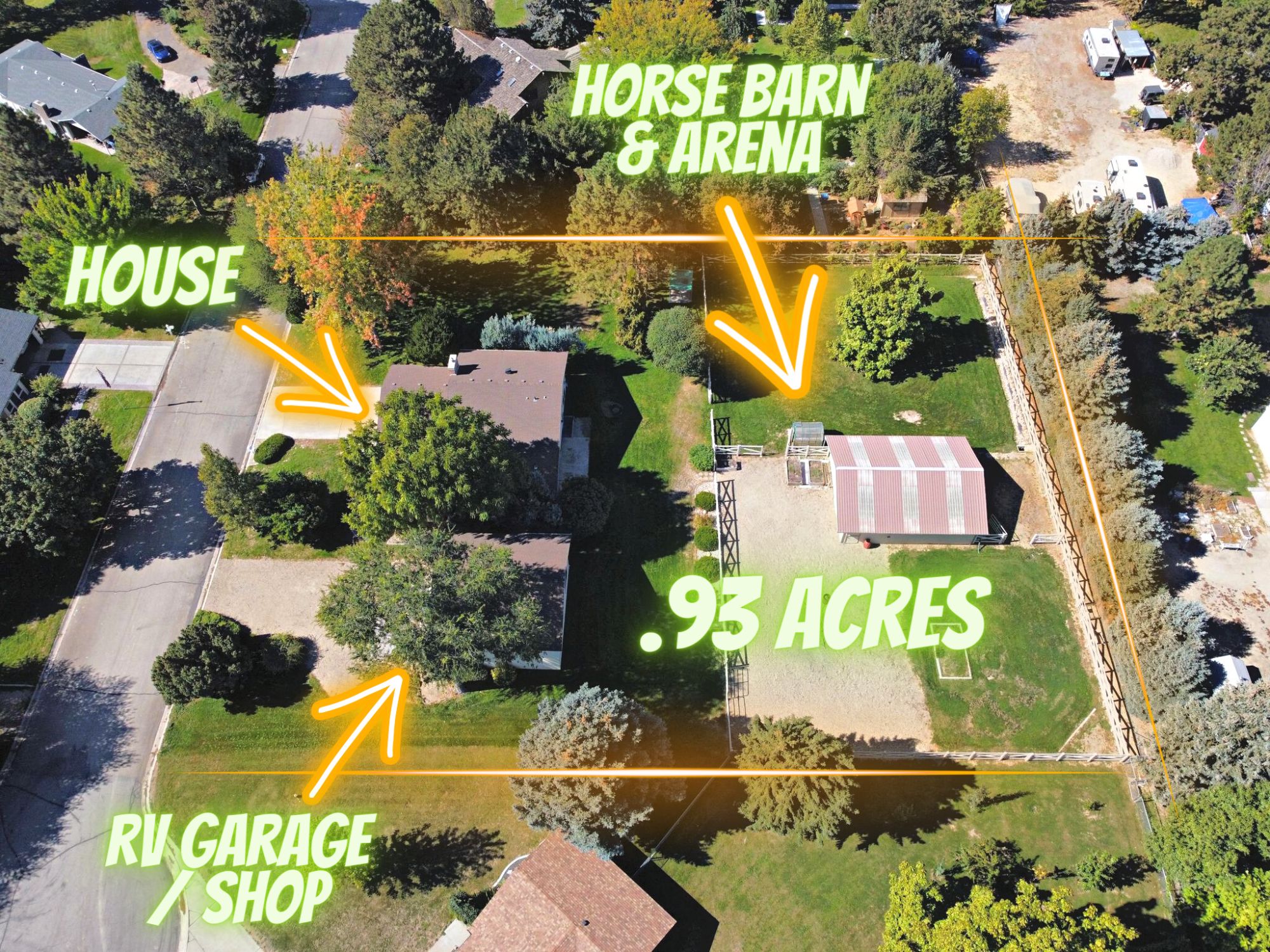 Boise real estate drone Photo Enhancement